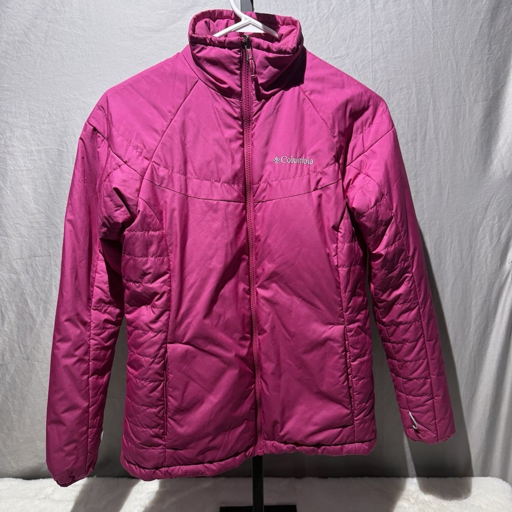 Columbia Women's FAB! Omni Heat in Fuchsia Pink Pockets Jacket Coatβ S